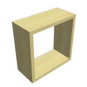 Repisas en forma de cubos