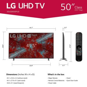 TV LG 50″ UQ9000, 4K Smart TV (3840 x 2160), alimentado por IA