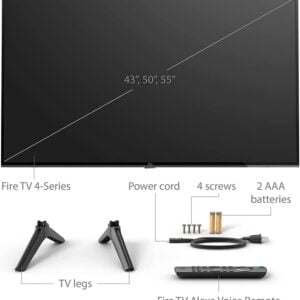 TV inteligente Amazon Fire TV 4-Series de 43″, 4K UHD