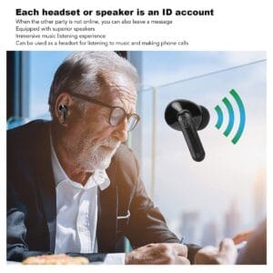 Auriculares Y113 traductores de idiomas, 84 idiomas en línea
