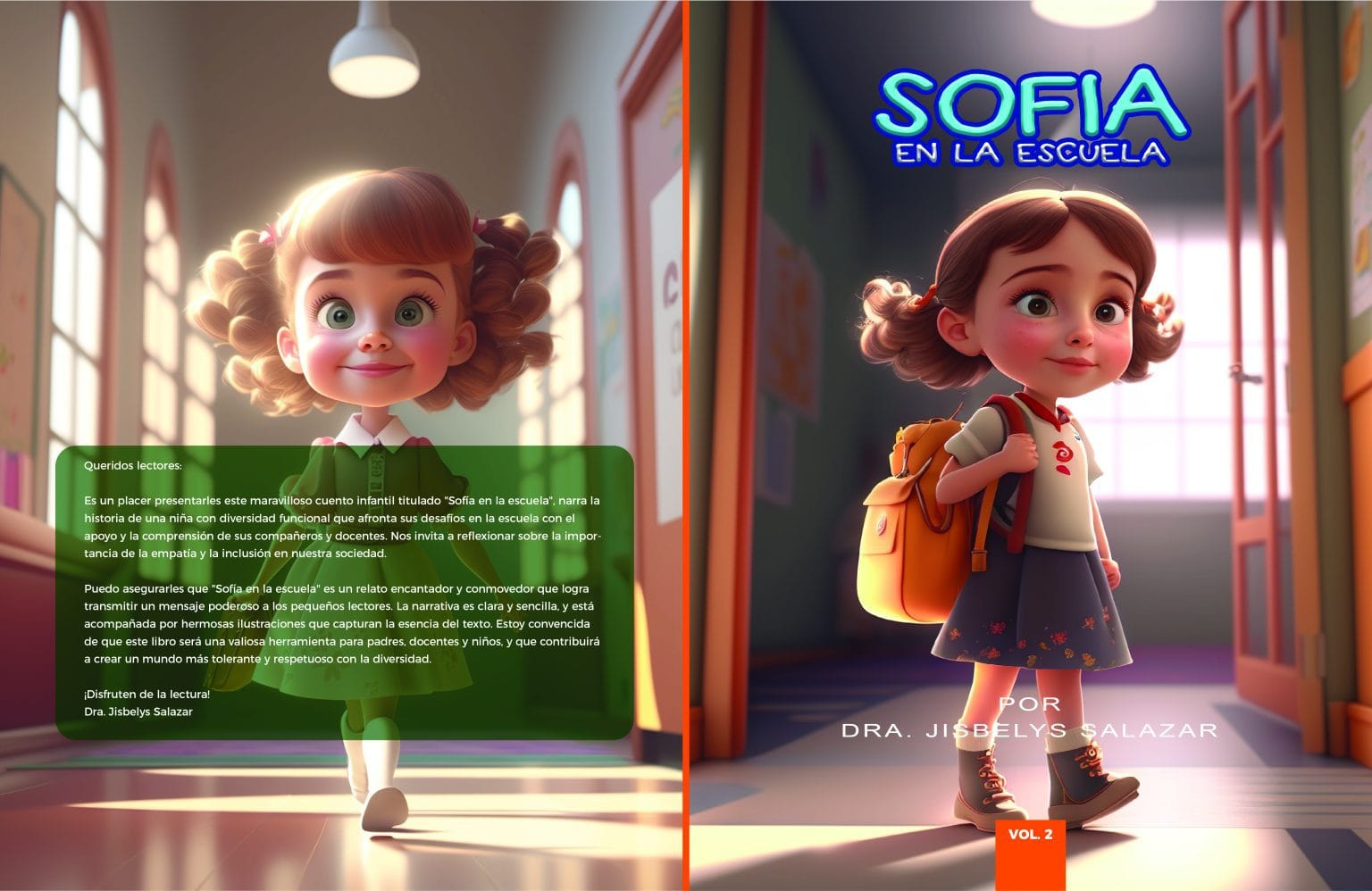 eBook Sofía en la escuela, cuento infantil para motivar la diversidad y
