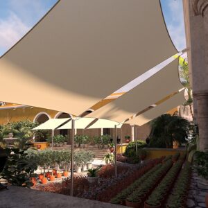 Toldo con protección UV de tela de malla  – Ultraresistente