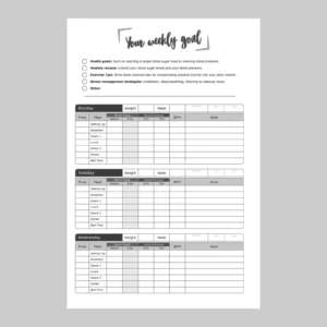 Blood Sugar and Pressure Log Book, Daily and Weekly to Monitor Blood Sugar and Blood Pressure levels.