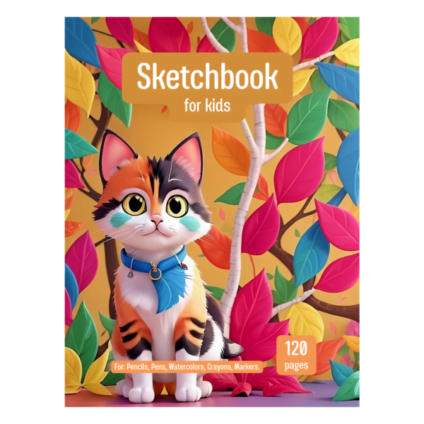 COVER-CAT Sketch coloring book