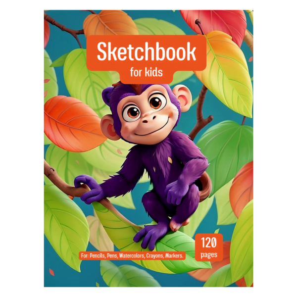 COVER-MONKEY Sketch coloring book