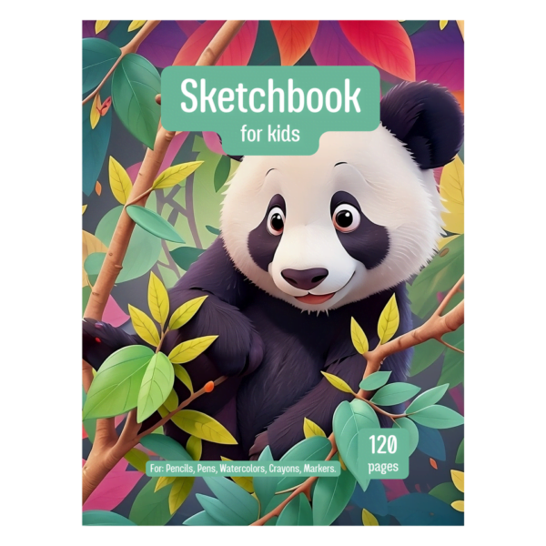 COVER-PANDA Sketch coloring book