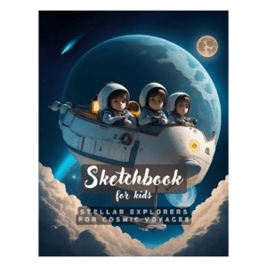Sketchbook for kids age 8-12: Stellar Explorers for Cosmic Voyages