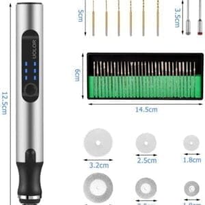 Bolígrafo de grabado recargable por USB con 42 bits.