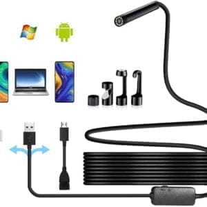 Endoscopio USB, cámara de inspección 1200P
