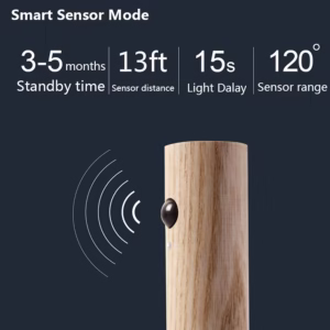 Luz nocturna recargable USB con sensor de movimiento