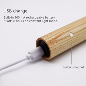 Luz nocturna recargable USB con sensor de movimiento