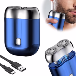 Afeitadora eléctrica mini dual USB 2025 – Impermeable y Portátil