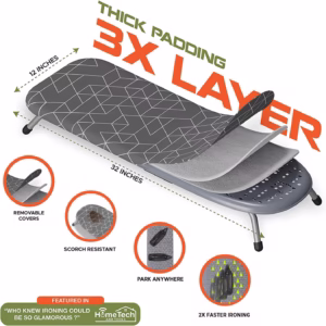 Mesa de Planchar Plegable con Soporte de Pared