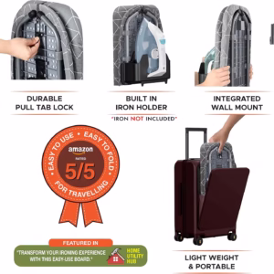 Mesa de Planchar Plegable con Soporte de Pared