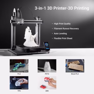 Impresora 3D – 3 en 1 (Impresión, Grabado Láser y Fresado)